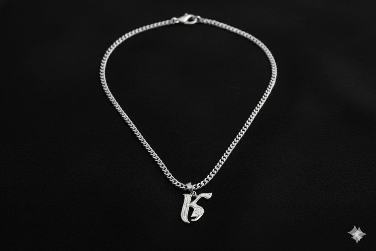 Silver Logo Chain
